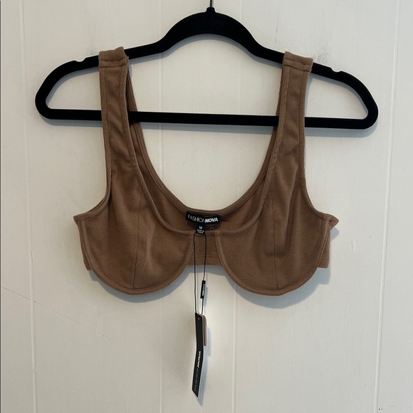Fashion Nova Other - NWT Fashion Nova Tan Crop Top 29